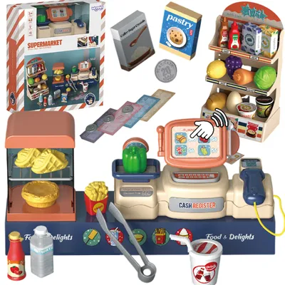 Immagine prodotto di WOOPIE Negozio Supermercato Registratore di cassa 42 pezzi