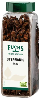 Produktbild von Fuchs Professional Gewürz ganze Sternanis ideal zum Einkochen 200g