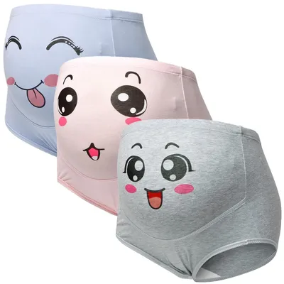 Immagine prodotto di Set di 3 pantaloni premaman in cotone elasticizzato
