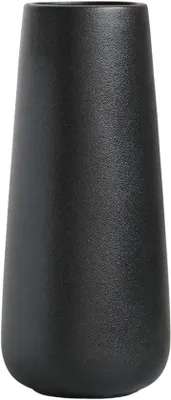 Image de Vase en céramique minimaliste, 28 cm, noir