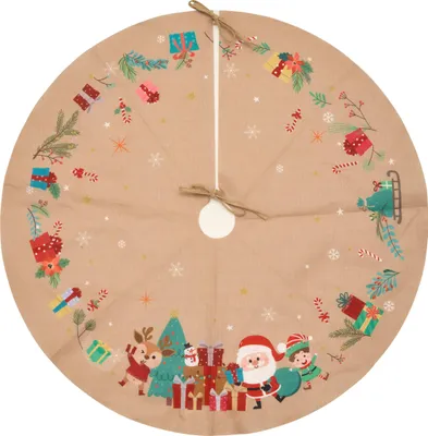 Image de Tapis de Noël avec motif Saint Nicolas, Ø 90 cm