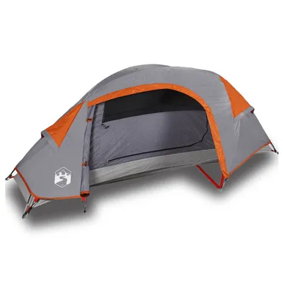 Produktbild von Kuppel-Campingzelt 1 Person Orange Wasserdicht