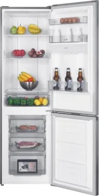 Produktbild von 251-l-Unterbaukühlschrank – CONTINENTAL EDISON – Total No Frost – Edelstahl – – L 55 cm x H 180 cm