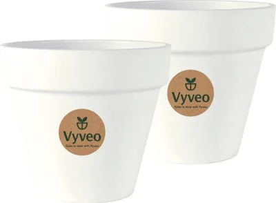 Obrázek produktu pro Vyveo – květináč Oslo – sada 2 ks – bílá – 23 x 20