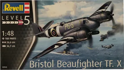 Zdjęcie produktu dla Revell 03943 Bristol Beaufighter TF.X model samolotu w skali 1:48, poziom 4