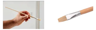 Produktbild von Flacher Pinsel 4 mm für Malerei und Präzisionsarbeiten