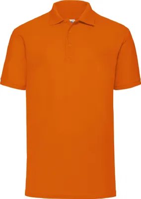 Produktbild von Fruit Of The Loom 65/35 Herren Piqué Polo-Shirt, Kurzarm BC388 (L) (Orange)