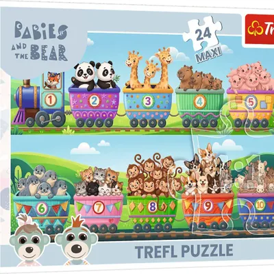Produktbild von TREFL Puzzle-Abenteuerwelt MAXI 24 dks