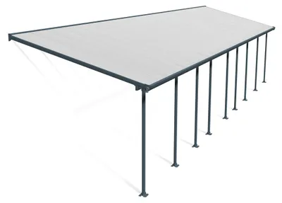 Produktbild von Palram - Canopia Aluminium Terrassenüberdachung Feria Anthrazit 295x1340x305 cm
