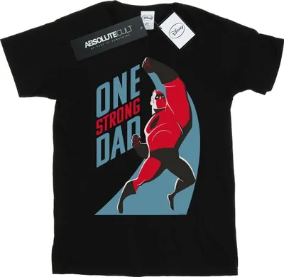 Produktbild von Disney - "The Incredibles OneStrong Dad" T-Shirt für Herren BI51575 (S) (Schwarz)