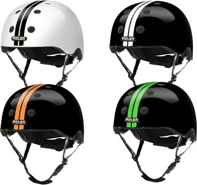 Obrázek produktu pro Melon Helmets Straight Black White, Celoobličejová přilba, Tvrdý skelet