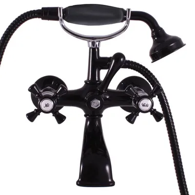 Obrázok produktu pre Slezák-RAV Kúpeľňová batéria Slezák RAV Morava Retro MK359.5/2CMATC čierna/chróm Farba: matná čierna/chróm, Rozmer: 150 mm
