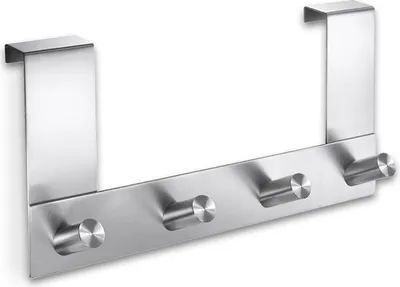Image de Porte-manteau de porte Zack 1,9cm Exit acier inoxydable