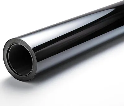 Produktbild von Famanu Fensterfolie Verdunkelnd -  Auto Sonnenschutz (5% VLT 6 m x 65 cm) Doppellagig Limo Schwarz