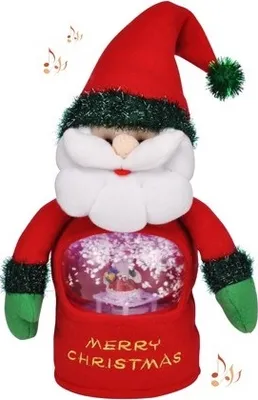 Produktbild von Singende Weihnachtsfiguren "Let it snow!" Stofftier Geschenkideen Weihnachten