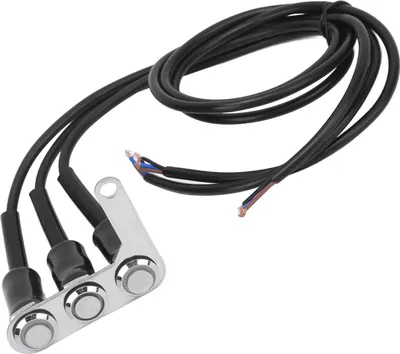 Obrázok produktu pre Univerzálny LED spínač na riadidlá motocykla, nastaviteľný pre dodatočnú montáž