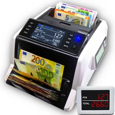 BEITZ BS-910A Geldzählmaschine mit 2CIS Technologie und Falschgelderkennung UV MG IR