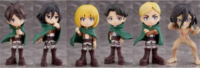 Obrázek produktu pro Minifigurky z anime série Attack On Titan 9 cm Display (6)