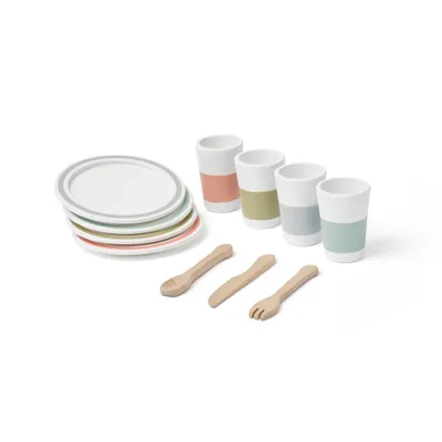 Produktbild von Kid’s Concept Dinnerware 4 play set BISTRO, Küche und Essen, 2 Jahr(e)