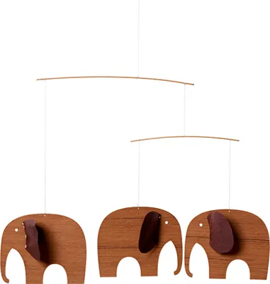 Produktbild von Flensted Mobiles - Baby Elefanten , Holz