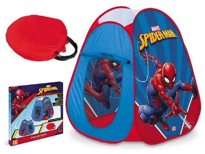 Obrázok produktu pre Detský stan Pop Up Mondo Spiderman 85x85x95 cm - 85 cm