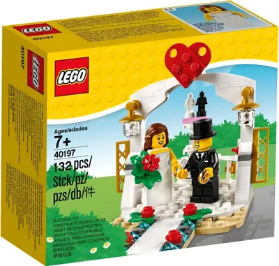 Produktbild von LEGO® 40197 Minifiguren-Hochzeits-Set 2018