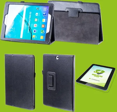Produktbild von Für Apple iPad Pro 12.9 Zoll 2018 Neue Version Hülle Cover Tasche Schwarz Kunst Leder Case Neu + 0,4 mm Hart Glas