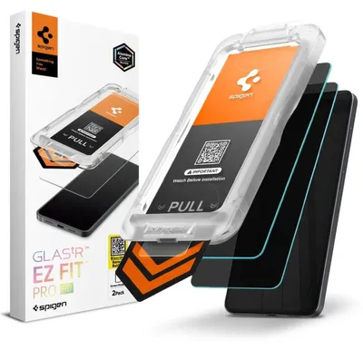 Obrázok produktu pre Spigen GLAS.tR EZ Fit Pro HD, Samsung, Galaxy S26, Odolné proti poškriabaniu, Čierna, 2 kusov