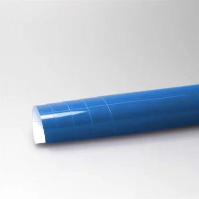 Produktbild von (6,57€/m²) Rapid Teck® Premium Autofolie Hochglanz Hellblau 152 cm Breite Laufmeterware Glanz selbstklebende Folie mit Luftkanälen Auto Folie glänzend