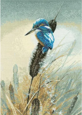 Produktbild von Zestaw do haftu krzyżykowego "Little Fisher (L)", WHLF737-E, 20x28cm
