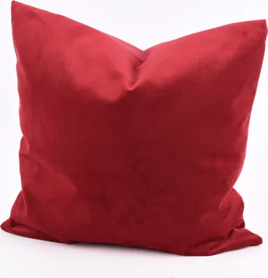 Produktbild von Kissenhülle Duval Samtoptik bordeaux rot 50x50cm