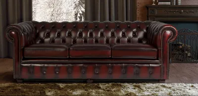 Produktbild von Chesterfield Design Luxus Polster Sofa Couch Sitz Garnitur Leder Textil Neu #112