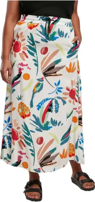 Produktbild von Urban Classics Viscose Hoch Taillierter Midi-rock Weiß XS Frau Weiß XS