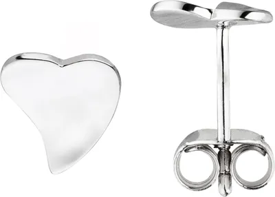 Produktbild von Ohrstecker Herz 925 Sterling Silber Ohrringe