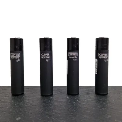 Produktbild von Clipper Classic Soft Black Feuerzeug 5 Stück