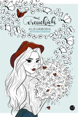 Image de Livre de coloriage CreaChick avec 30 dessins