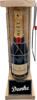 Produktbild von Moet - Danke - Eiserne Reserve Gitterkäfig Geschenk Danke