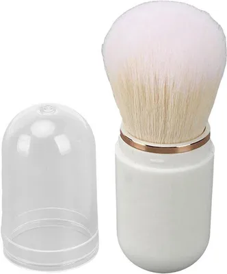 Obrázek produktu pro Měkký kabuki štětec pro nail art a make-up, účinný odstraňovač laku na nehty, ideální jako dárek pro milovníky krásy