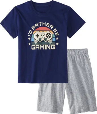 Produktbild von AUTHENTIC LE JOGGER Pyjama 2 -teilig navy / grau meliert Größe 122/128