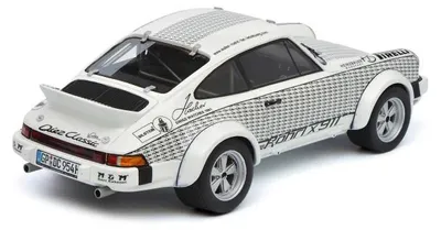Immagine prodotto di Schuco 450912000 Porsche 911 Rally "Röhrl x 911" 1974 bianca 1:43