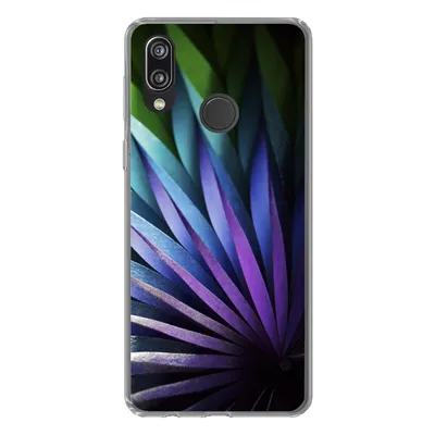 Produktbild von MuchoWow® Handyhülle Schutzhülle Hülle für Huawei P20 Lite (2020) Blumen - Geometrie - Abstrakt Silikon Softcase Handy Hülle - Kartenhalter