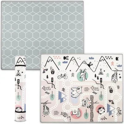 Produktbild von Krabbelmatte Spielmatte Krabbeldecke Schaumstoffmatte 180 x 150 x 1,5 cm NK-342