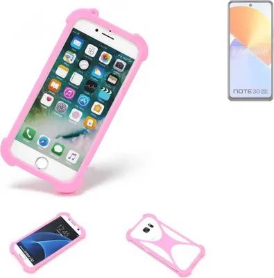 Produktbild von K-S-Trade Handy Hülle kompatibel mit Infinix Note 30 5G Schutz Hülle Bumper Silikon Schutz Hülle Cover Case Silikoncase Silikonbumper TPU Softcase