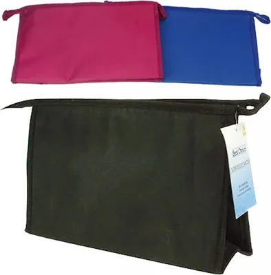 Produktbild von Kosmetiktasche 30x18x5cm unifarben Lieferumfang 3 Stück sortiert