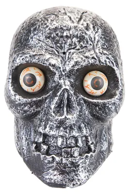 Produktbild von Unheimlicher Totenkopf mit Licht & Sound Effekt für Halloween 16cm