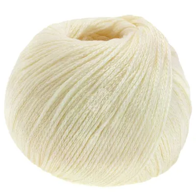 Produktbild von Lana Grossa ALTA MODA COTOLANA 50 g pillingarmes Kettengarn mit Pima Baumwolle und Merino 150 m Farbe 020 - Ecru