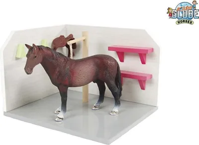 Obrázok produktu pre Detský glóbus Kone drevený box na kone 18x12x15cm 1:24 v krabici