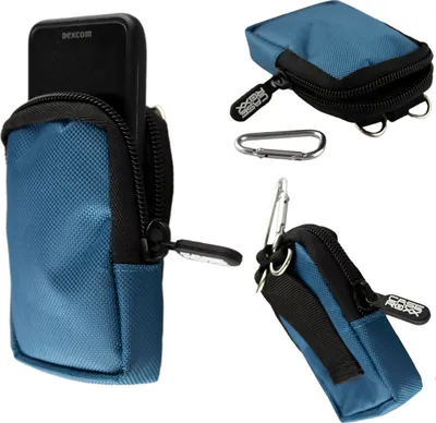 Produktbild von Canvas Tasche für Dexcom G6 in blau