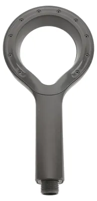 Imagen del producto de Cabezal de ducha con boquilla de gran caudal y alta presión, ideal para baños domésticos, color gris
