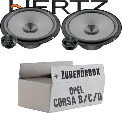 Produktbild von Hertz K 165 - KIT - 16,5cm Lautsprecher Komposystem - Einbauset passend für Opel Corsa B/C/D - justSOUND
